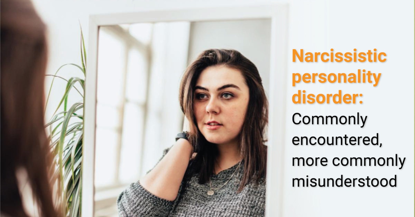 Narcissistic personality disorder Commonly encountered, more commonly misunderstood